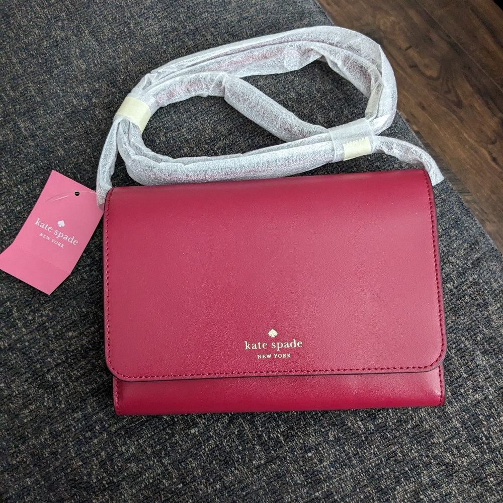 Kate Spade, Kerri purse, cranberry